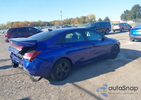 2022 Hyundai Elantra Sel из США, поврежденный, VIN KMHLM4AGXNU244013